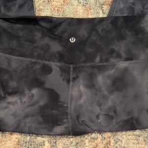 Lululemon Black Tie-Dye Leggings